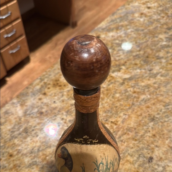 Handcrafted Glass Art Bottle with Duck Design - Picture 12 of 12